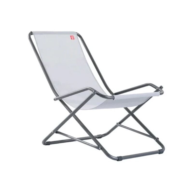 foto del prodotto fiam sdraio dondolina basculante bianco grigio
