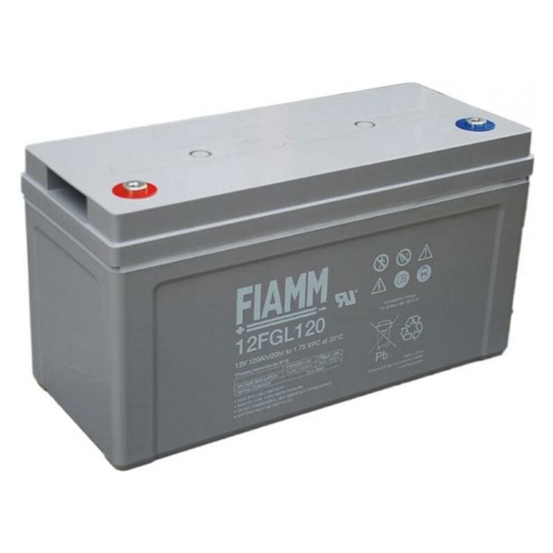 foto del prodotto fiamm batteria 12fgl120 12v 120ah
