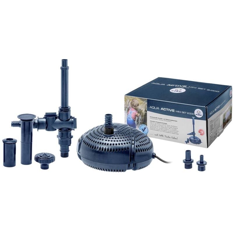foto del prodotto fiap 2716 aqua active mini set 2000 pompa per fontana, pompa per getti e giochi d acqua 2000 l h