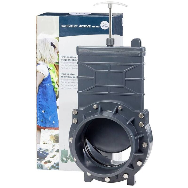 foto del prodotto fiap valvola a ghigliottina gatevalve active 160 mm grigio 2428