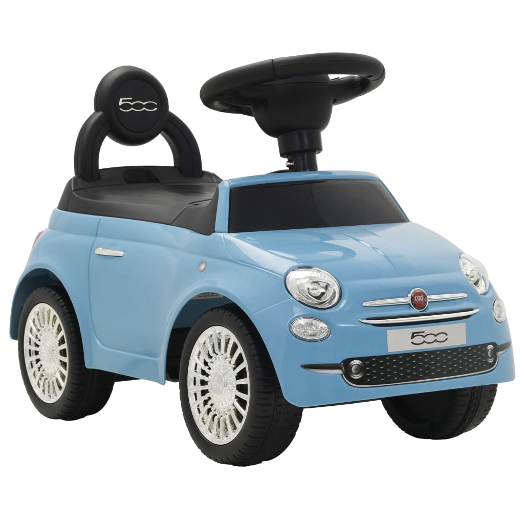 foto del prodotto fiat 500 cavalcabile blu 02 0005265