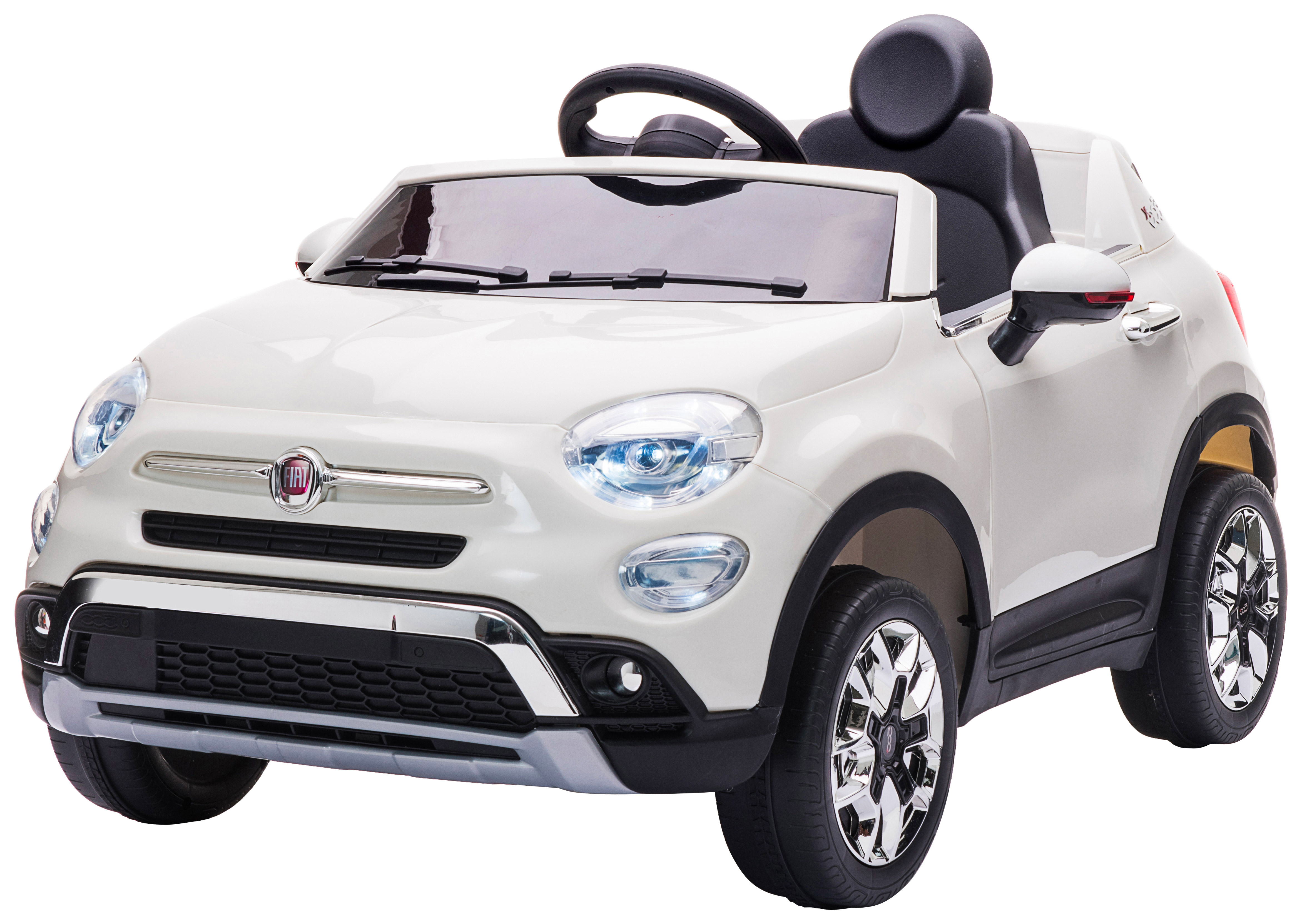 foto del prodotto fiat macchina elettrica per bambini 12v con licenza 500x bianca