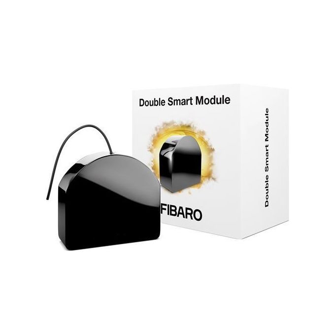 foto del prodotto fibaro double smart module z-wave5 eu modulo doppio rele' intelligente
