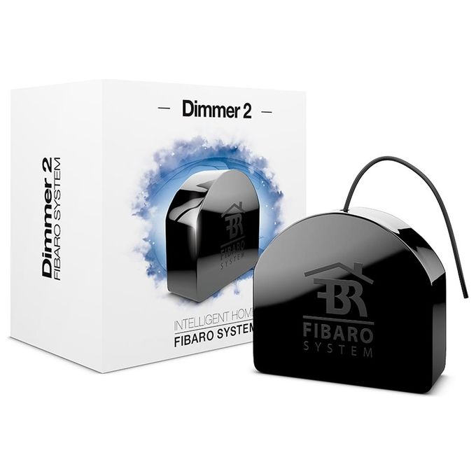 foto del prodotto fibaro modulo dimmer2 250w z wave per regolazione luci dimmerabili