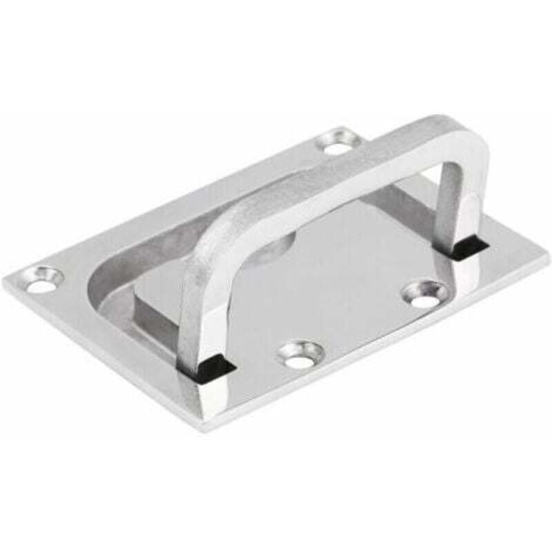 foto del prodotto fibbia per pavimento in acciaio inossidabile 316, fibbia per ponte marino, maniglia per portello, maniglia per camper 76x57 mm lablanc