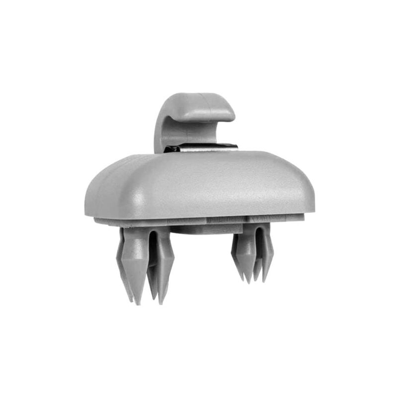 foto del prodotto fibbia per visiera parasole aiperq per audi a1a3a4a5a6q3q5, staffa con gancio di base grigia