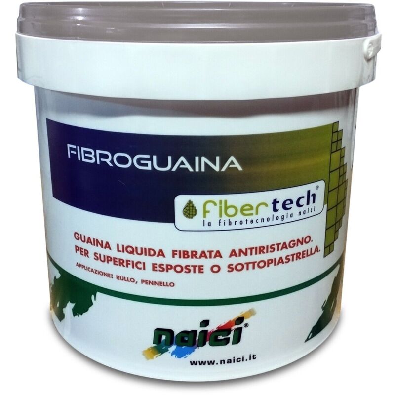 foto del prodotto fibroguaina grigia guaina liquida fibrorinforzata antiristagno 5 kg naici