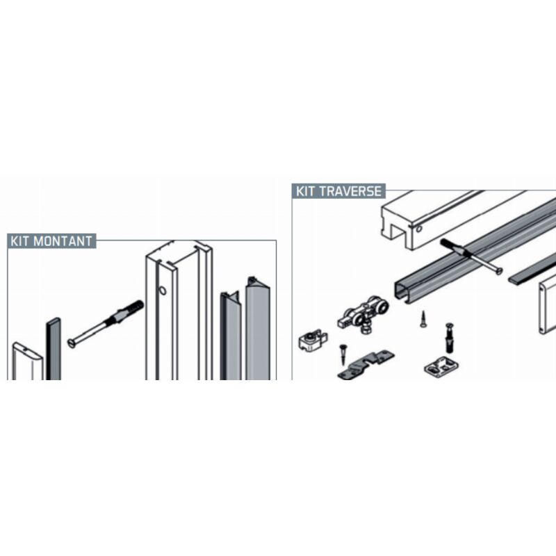 foto del prodotto fibrotubi traversa applisystem 1000 1400 mm per porta scorrevole 92030006