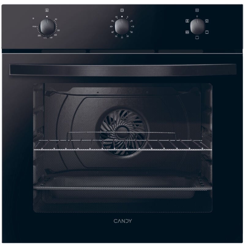 foto del prodotto fidc n502 forno elettrico da incasso 65l ventilato nero classe a candy