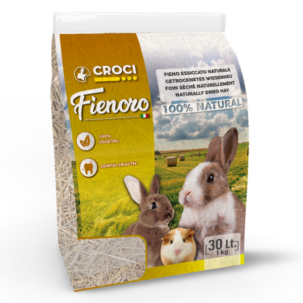 foto del prodotto fieno naturale fienoro per conigli croci rabbit 1 kg mangime per conigli 1 ordine scegli lo sconto bzr5 bzr20 200 punti fedelt 