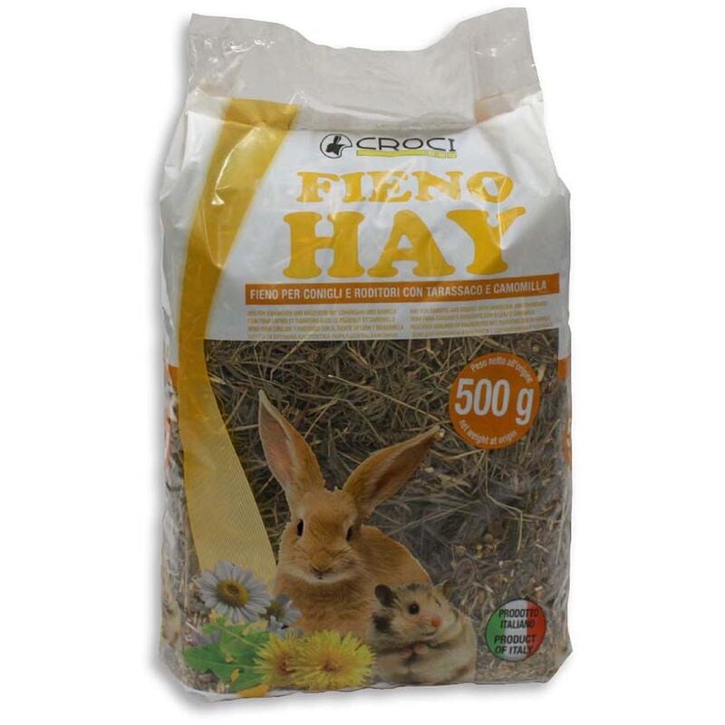 foto del prodotto fieno tarassaco e camomilla 500gr croci
