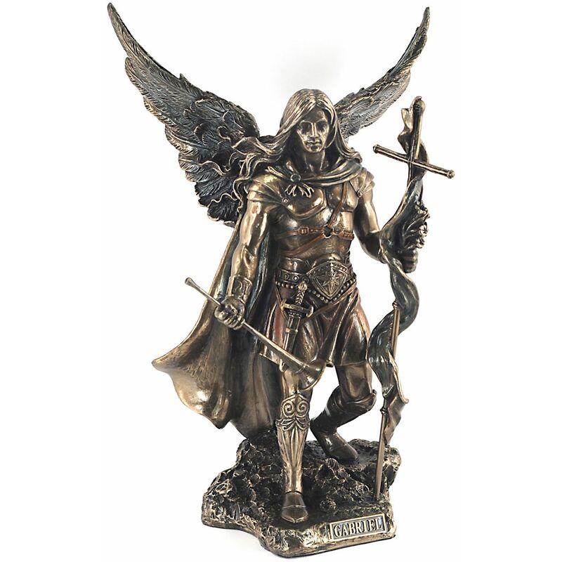 foto del prodotto figure di figura in bronzo arcangel st.gabriel bronze goldo 13x17x24cm 97496 signes grimalt
