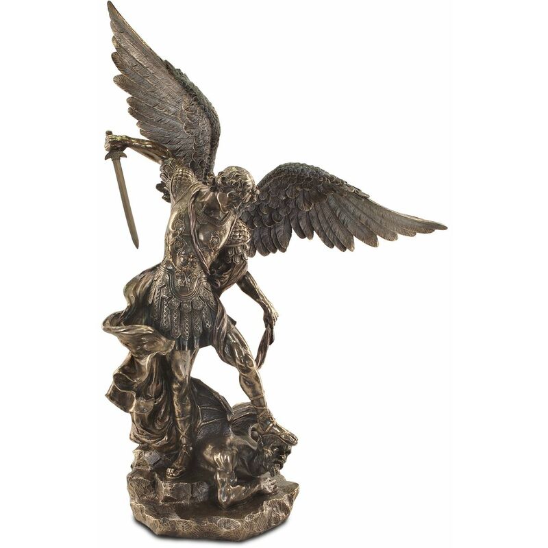 foto del prodotto figure di figura in bronzo san miguel bronze goldo 26x65x78cm 83746 signes grimalt