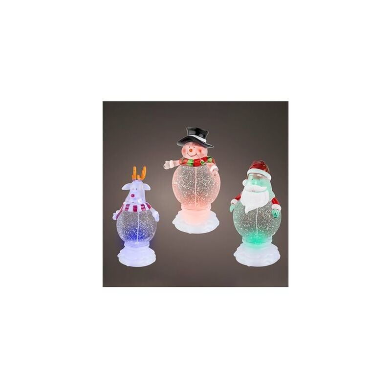 foto del prodotto figure led natalizie modelli assortiti a batteria.