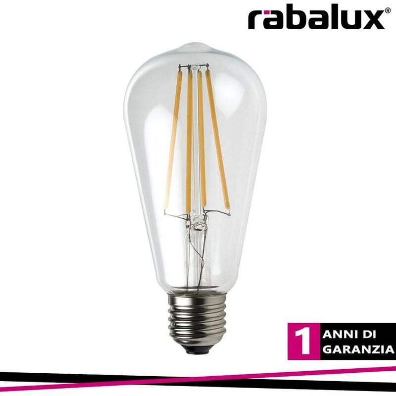 foto del prodotto fil.led,e27 st64 10w 4000k 1230lm - luce naturale
