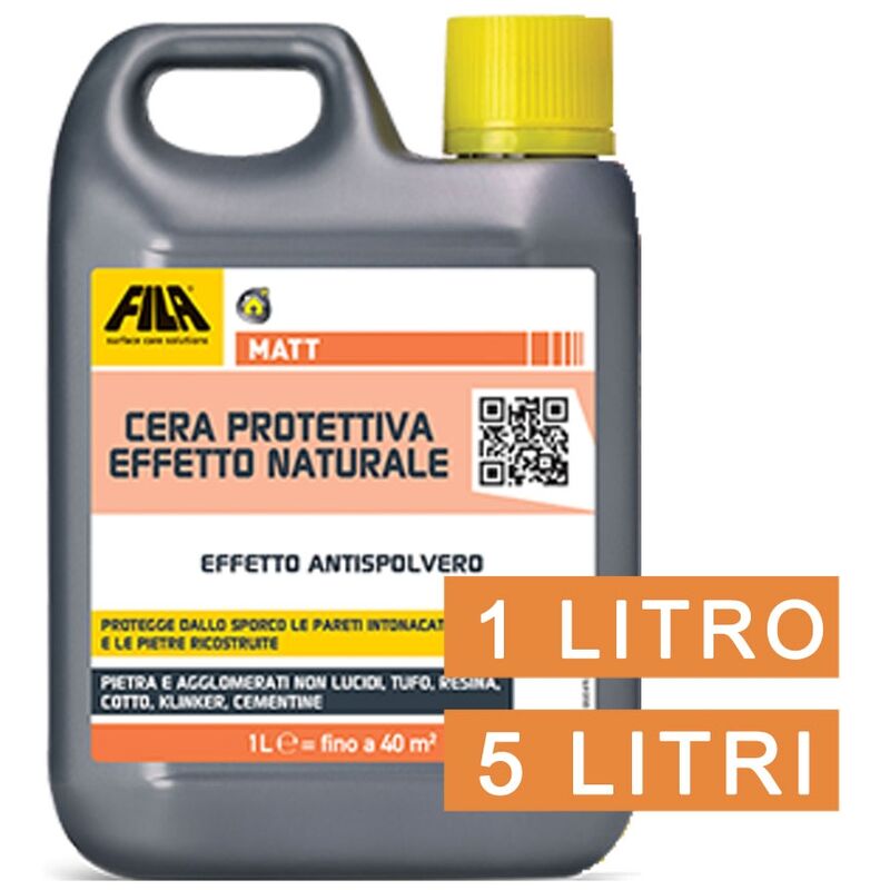 foto del prodotto fila cera matt effetto opaco pavimenti cotto marmo matt 1 lt