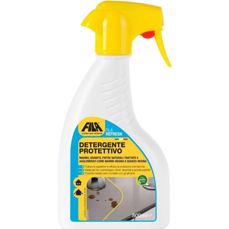 foto del prodotto fila mp 90 detergente spray protettivoper marmo, granito e pietre naturali 500 ml.