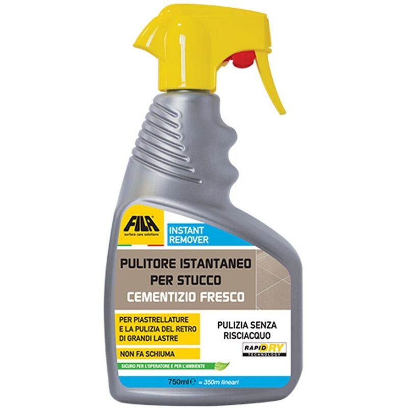 foto del prodotto fila pulitore instantaneo per stucco cementizio fresco instant remover flaconi da 750ml