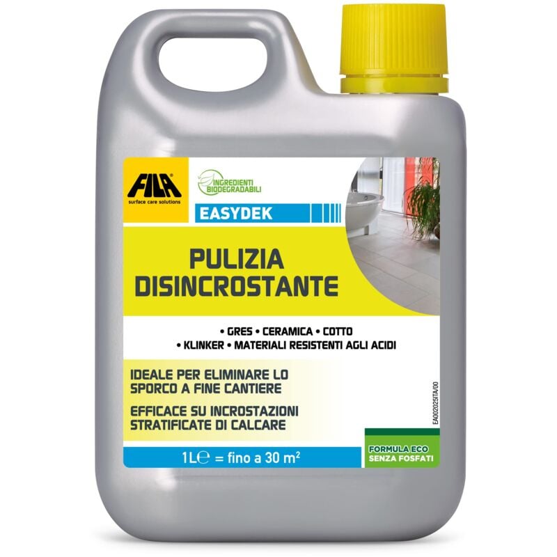 foto del prodotto fila surface care solutions easydek pulizia disincrostante detergente, 1 litro