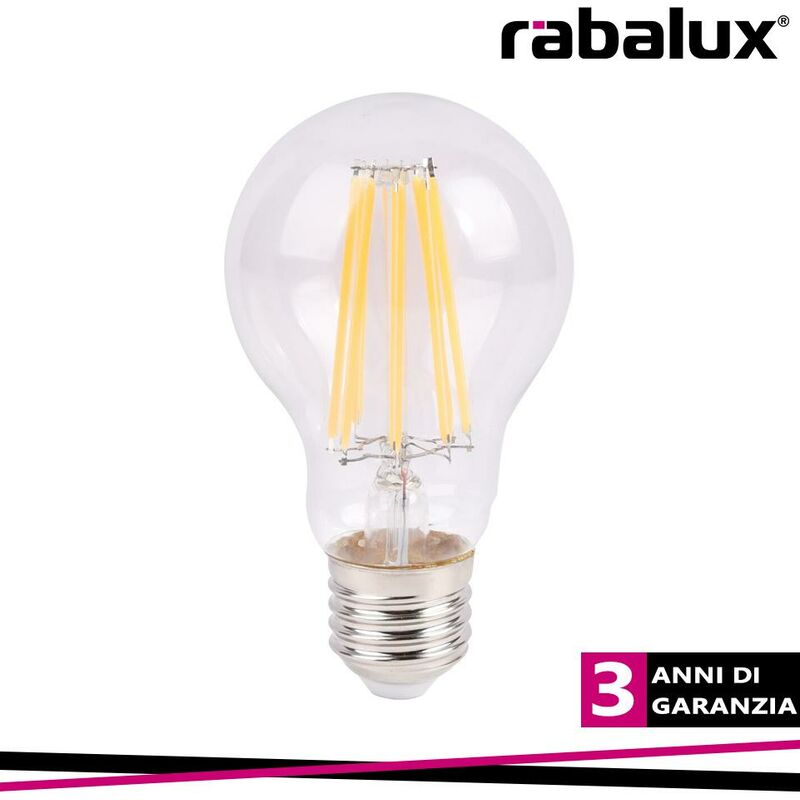 foto del prodotto filament led e27 a67 11w 1500lm 4000k luce naturale