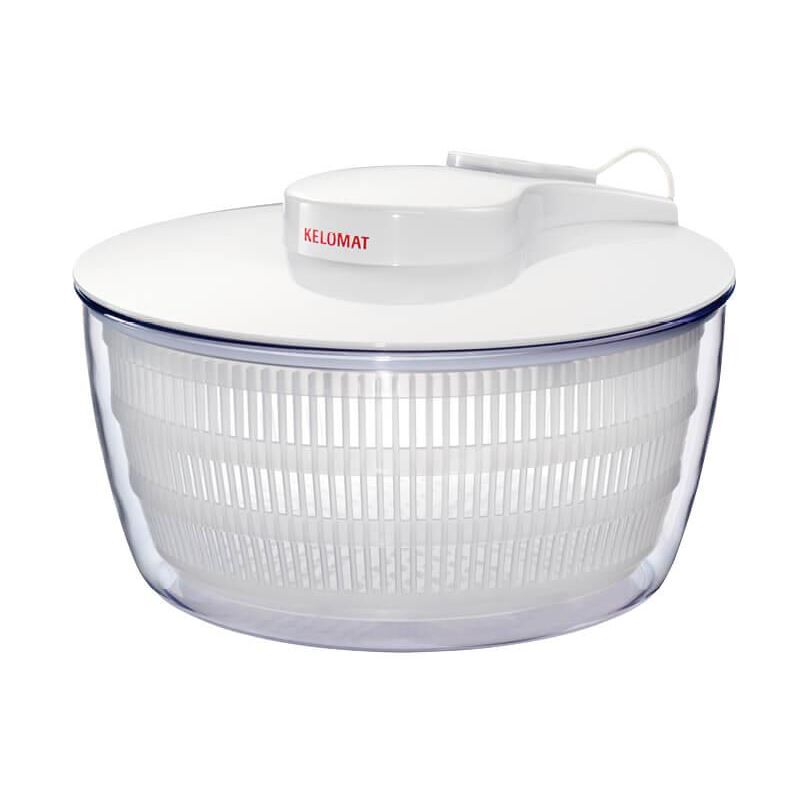 foto del prodotto filatrice per insalata kelomat bianca 24 cm in plastica