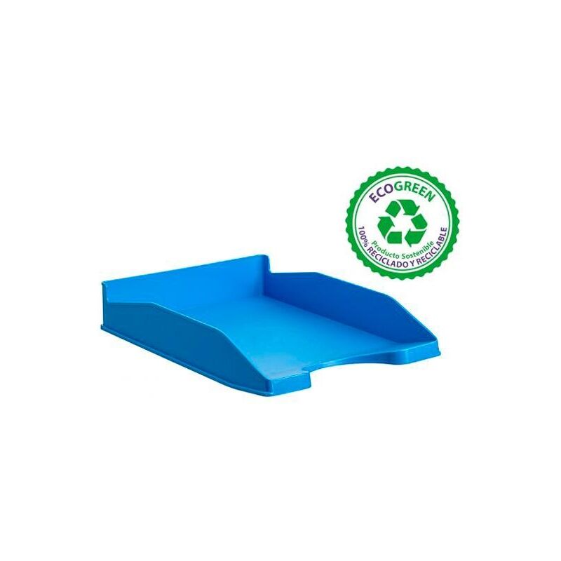 foto del prodotto file 2000 742lg vassoio organizzatore impilabile per documenti in formato a4 e folio, blu navy