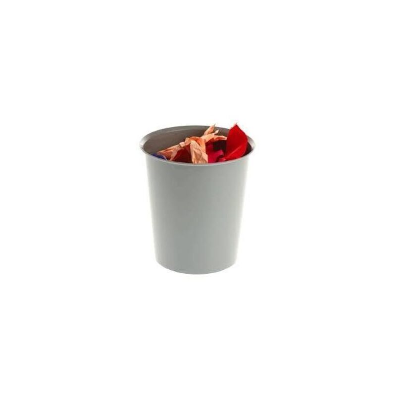 foto del prodotto file 2000 cestino in plastica file 2000 anello portasacco opzionale capacit 16 litri 290x310 mm grigio