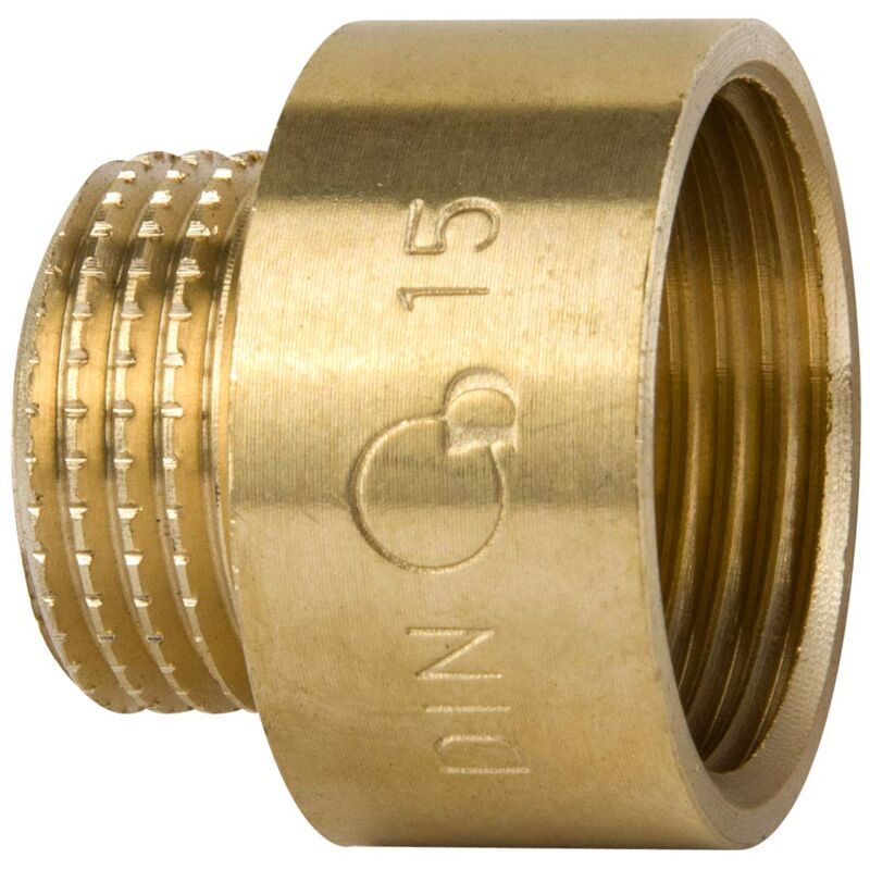 foto del prodotto filettatura interna da 3 4 pollici x filettatura esterna da 1 2 pollici, filettatura bsp, ottone, connettore per tubo rotondo, riduttore, adattatore,