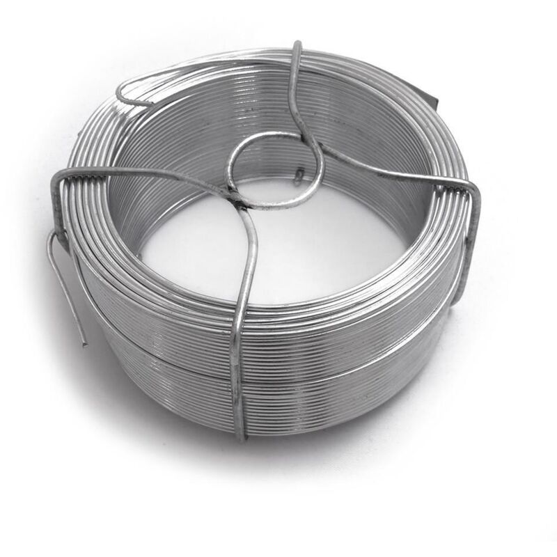 foto del prodotto filgraf - fio d'acciaio zincato 50 1,10 mm x 50 m argent resistente e versatile fralatn argento