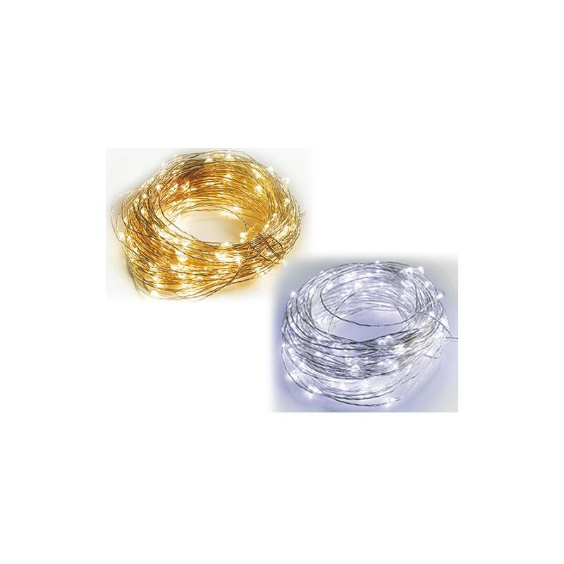 foto del prodotto fili rame 500 micro led x esterno bianco caldo