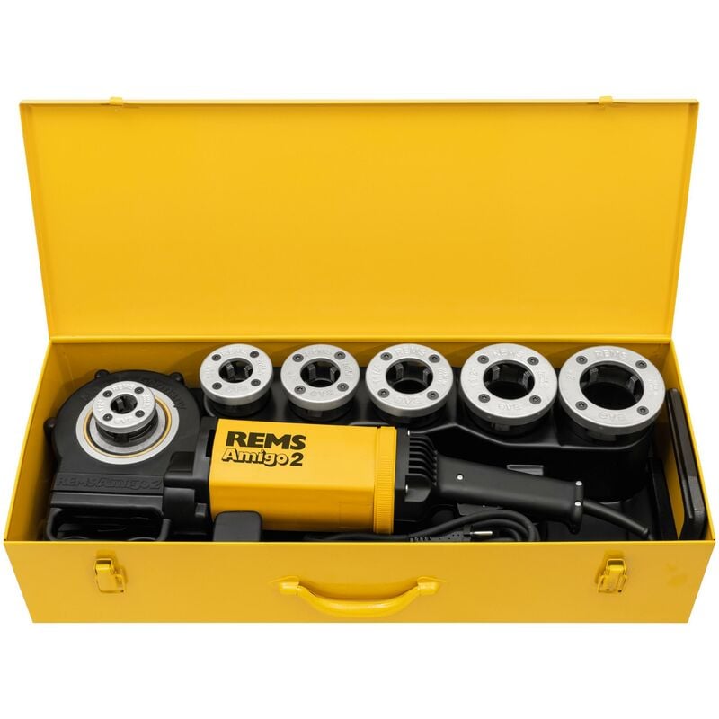 immagine 0 del prodotto filiera elettrica con bussole a ricambio rapido rems 540020 r220 amigo 2 set r 1 2 2
