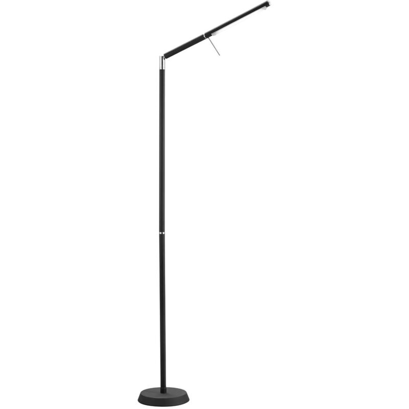 foto del prodotto filigran piantana led orientabile nero opaco con touch dimemr h. 154cm