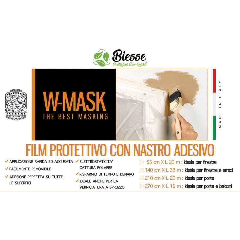 foto del prodotto film protettivo nastro adesivo 55cmx20m