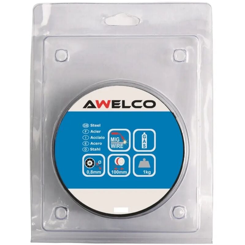 foto del prodotto filo a saldare ferro mm.0,8 kg.1