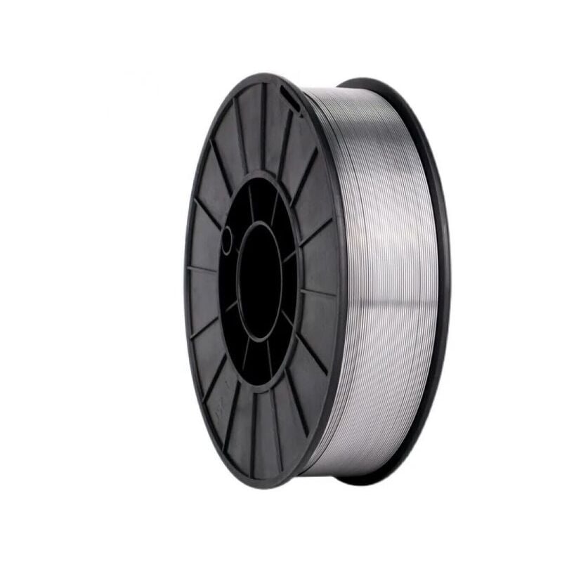 foto del prodotto filo animato per saldatrice mig filo continuo no gas bobina 5kg 0.8mm e71t gs