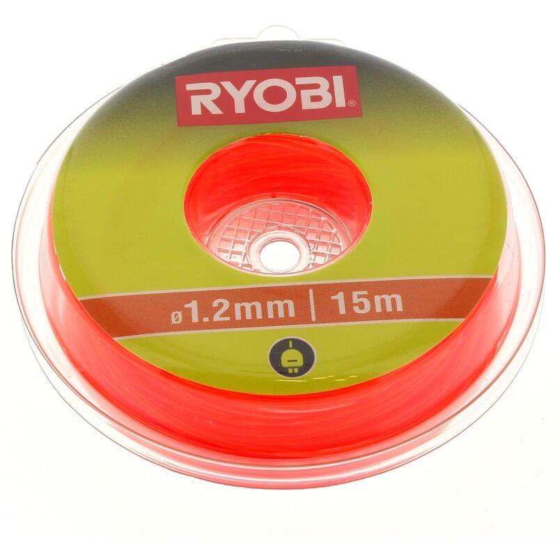foto del prodotto filo d 1,2mm arancione 15m 5132002637 per tagliabordi ryobi