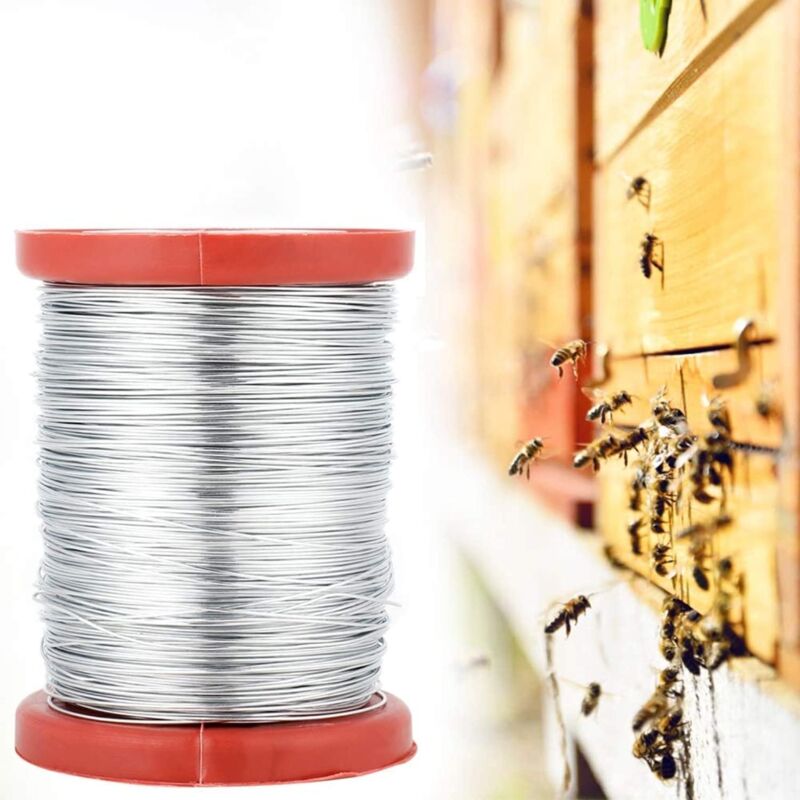foto del prodotto filo da 0,5 mm in acciaio inossidabile per uso esterno telaio in acciaio inossidabile per strumenti di intelaiatura dell arnia per apicoltura filo
