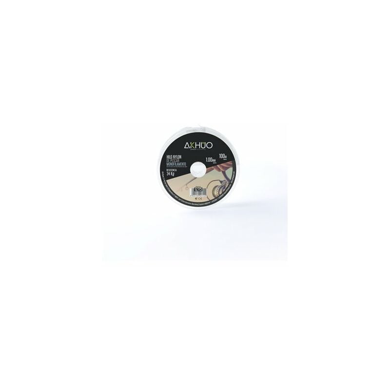 foto del prodotto filo da pesca in nylon bianco akhuo 1,0 mm 100 m