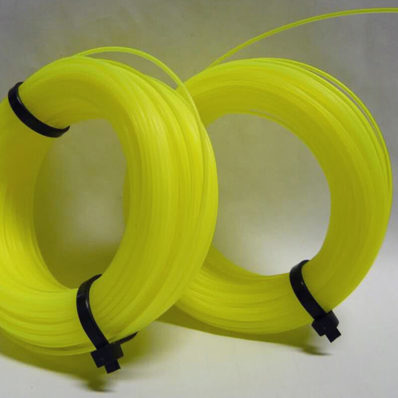 foto del prodotto filo decespugliatore in nylon bobina rinforzata tondo 4.0mm x 20 metri giallo trade shop traesio