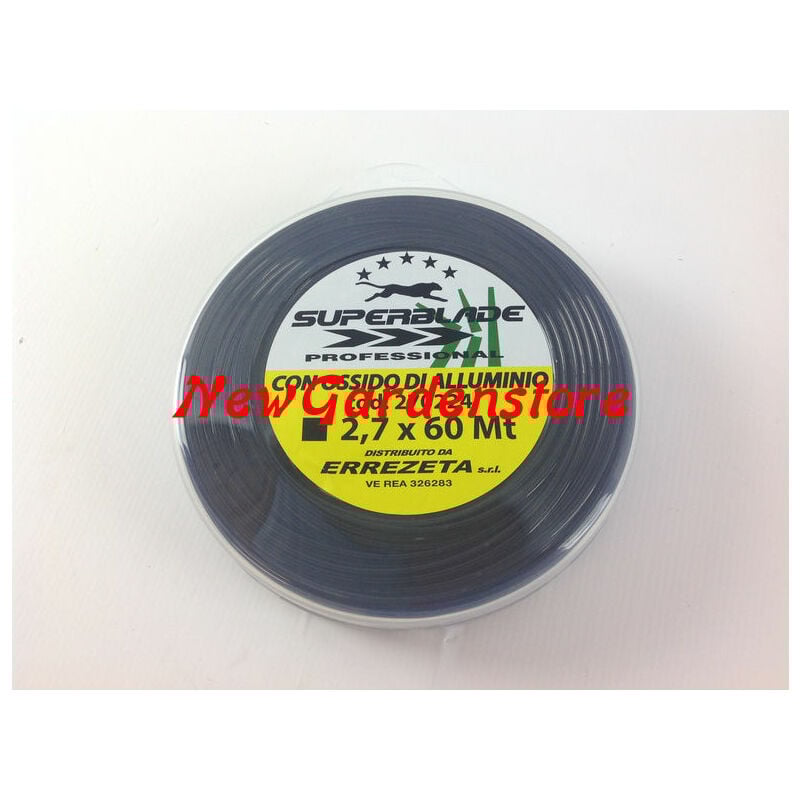 foto del prodotto filo decespugliatore nero 270224 superblade diametro quadro 2,7 mm 60 metri