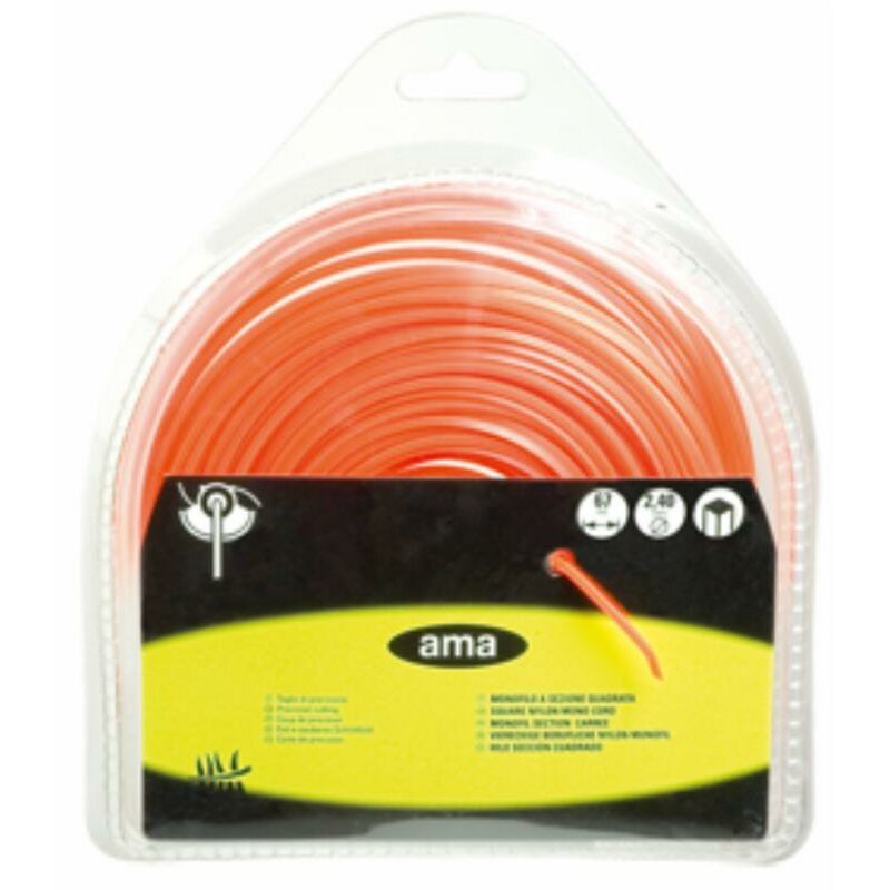 foto del prodotto filo decespugliatore sezione quadrata 3mm 48m