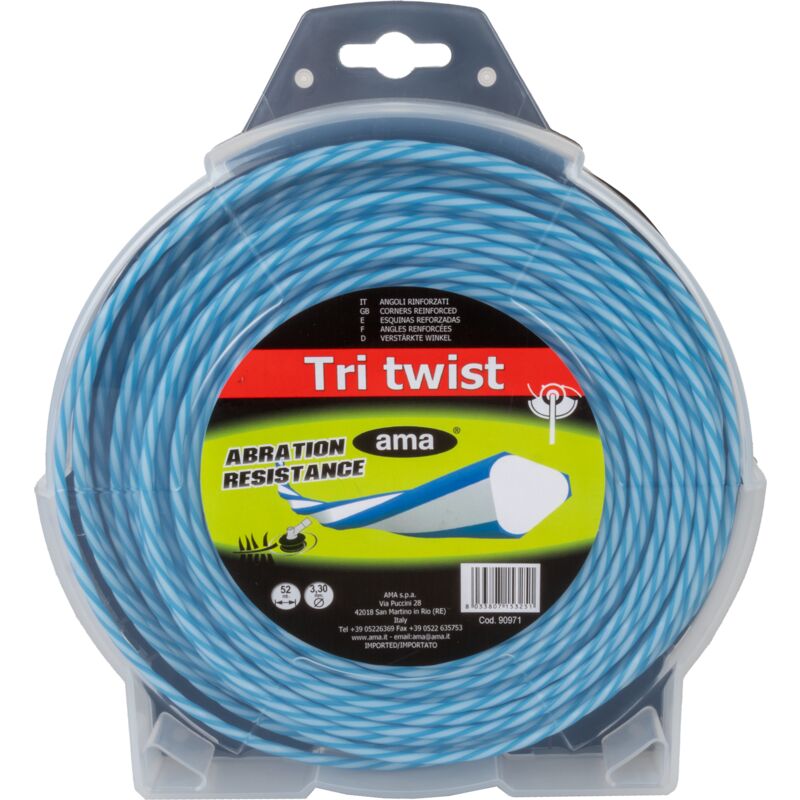 foto del prodotto filo decespugliatore tri twist 3,3mm 52m
