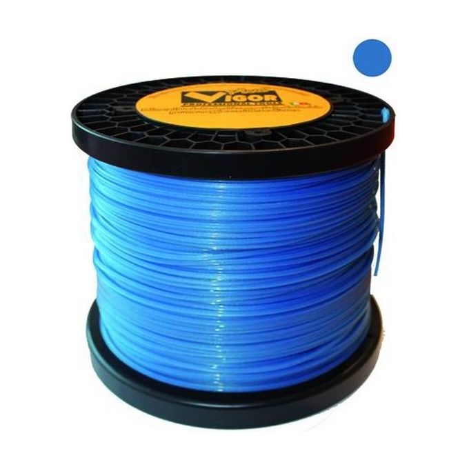 foto del prodotto filo decespugliatori vigor tondo alu blu 240 mt d.mm. 3