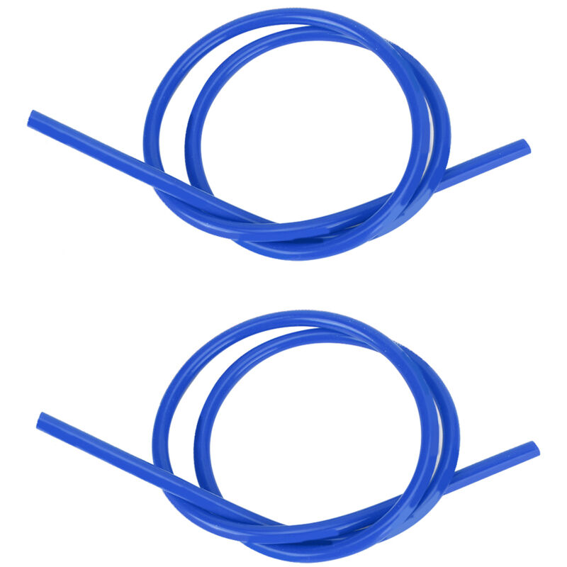 foto del prodotto filo di accensione da 2 pezzi da 8 mm in silicone con nucleo in carburo di silicio, lunghezza 1 m, blu eosnow