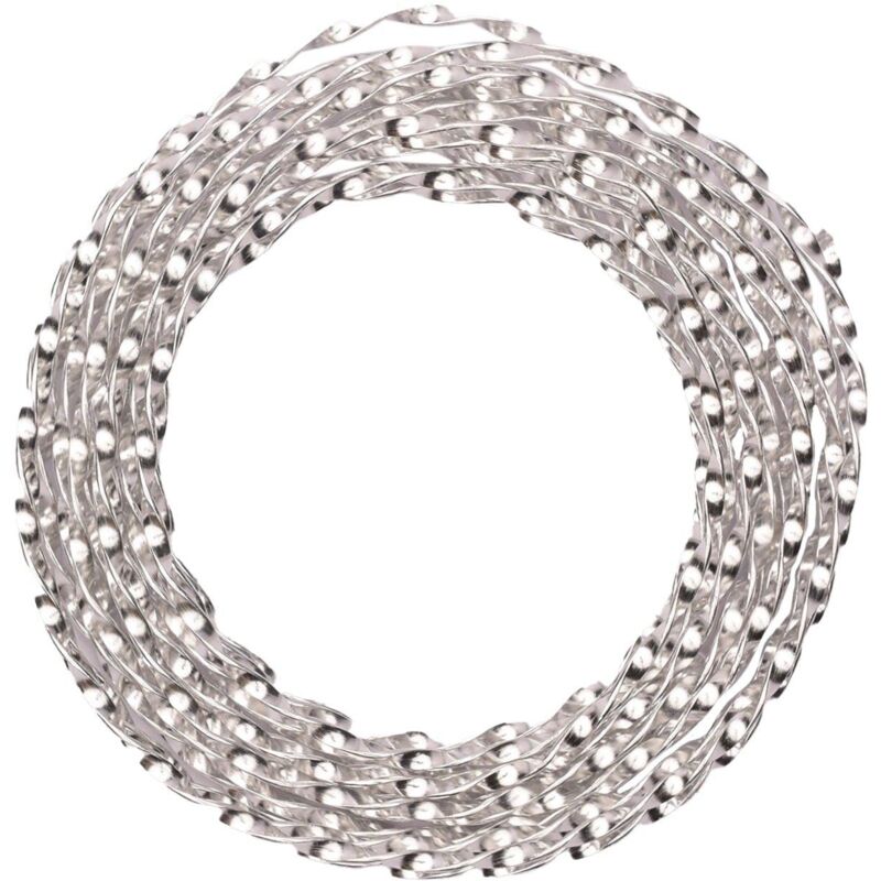 foto del prodotto filo di ferro modellabile riccio da 5 m x 2 mm argento filo flessibile per creazioni floreali, realizzazione di gioielli e modellismo vaessen