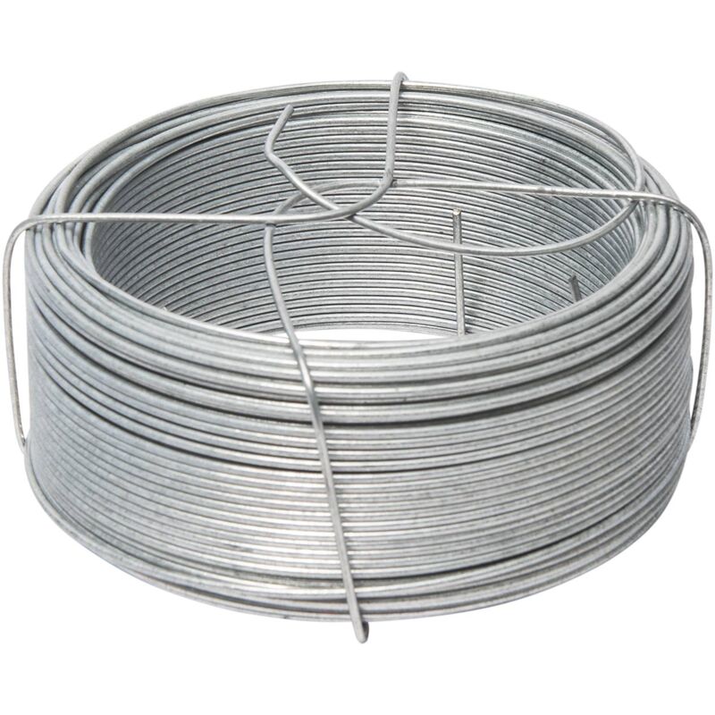 foto del prodotto filo di ferro zincato werka pro bobina 50m con supporto 1,5 mm