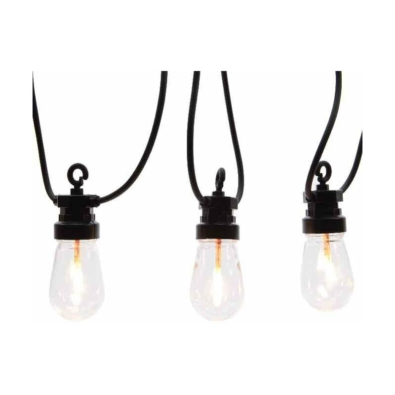 foto del prodotto filo di lampadine a led da esterno. starter kit