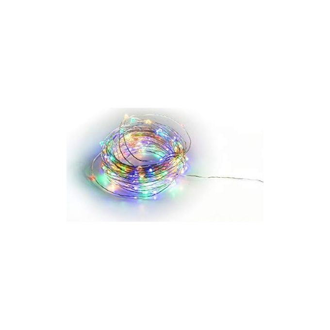 foto del prodotto filo di luci natale 300 microled multicolor uso esterno
