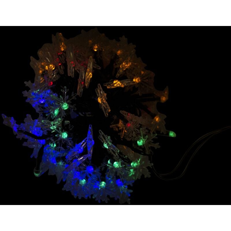 foto del prodotto filo di luci solari led multicolore 3 dimensioni werka pro 6,5m 30 led 