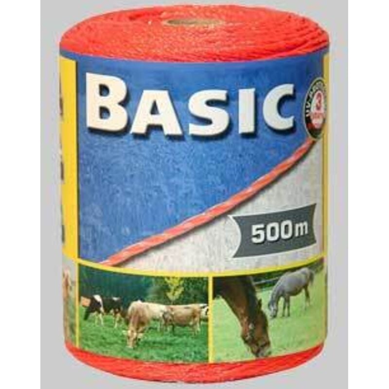 foto del prodotto filo elettrificato per recinti elettrici bobina 500 mt - col. bianco